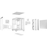 be quiet! Light Base 500 LX White, Tower-Gehäuse weiß