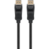 goobay Kabel DisplayPort 1.4 Stecker > DisplayPort Stecker schwarz, 2 Meter, 8K
