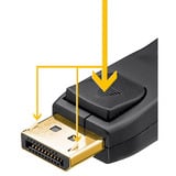 goobay Kabel DisplayPort 1.4 Stecker > DisplayPort Stecker schwarz, 2 Meter, 8K