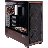 Antec Flux Pro Noctua Edition, Tower-Gehäuse schwarz/holz, inkl. NA-FH1 Lüfter-Hub