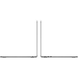 Apple MacBook Air 34,5 cm (13,6") 2024, Notebook grau, 8 GB, 256 GB (256 GB SSD), M3, 8-Core GPU, macOS, Deutsch