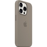 Apple Silikon Case mit MagSafe, Handyhülle braun, iPhone 15 Pro