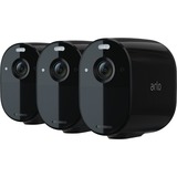 Arlo Essential Spotlight, Überwachungskamera schwarz, 3er Set