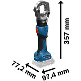 Bosch Professional Akku-Hydraulisches Presswerkzeug GPH 18V-60 Professional solo, 18Volt, Presse blau, ohne Akku und Ladegerät, in XL-BOXX