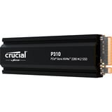 Crucial P310 4 TB mit Kühlkörper, SSD PCIe 4.0 x4, NVMe, M.2 2280