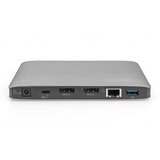 Digitus Digitus Thunderbolt 3 Dockingstation 8K silber, HDMI, VGA, USB-A, USB-C, 3,5mm, SD/MicroSD