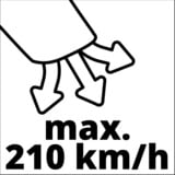 EINHELL Akku-Laubbläser GC-CL 18/1 Li E-Solo rot/schwarz, ohne Akku und Ladegerät