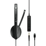 EPOS | Sennheiser ADAPT 165T USB-C II, Headset schwarz, Stereo, USB-C, Klinke