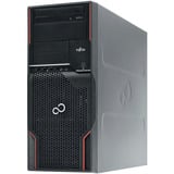 Fujitsu CELSIUS W520 Generalüberholt, PC-System schwarz/rot, Windows 10 Pro 64-Bit