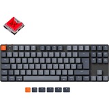 Keychron K1 SE, Gaming-Tastatur schwarz/grau, DE-Layout, Keychron Low Profile Optical Red, Hot-Swap
