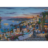 Schmidt Spiele Robert Finale: Santorini Sonnenuntergang, Puzzle 1000 Teile