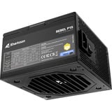 Sharkoon Rebel P15 750, PC-Netzteil schwarz, 1x 12-Pin High Power GPU, 4x PCIe, Kabelmanagement, 750 Watt