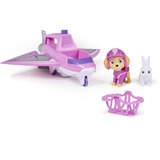 Spin Master Paw Patrol Air Rescue - Skyes Rettungsflugzeug mit einziehbarer Klaue und Rettungskorb, mit Skye Spielfigur und Hase, Spielfahrzeug 