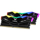 Team Group DIMM 32 GB DDR5-7200 (2x 16 GB) Dual-Kit, Arbeitsspeicher schwarz, FF3D532G7200HC34ADC01, Delta RGB, INTEL XMP