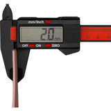 Thermal Grizzly Digitaler Messschieber TG Caliper, Messgerät schwarz/rot