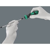 Wera 80 RA Vario Handhalter mit Ratschenfunktion, Schraubendreher schwarz/grün, für Doppelklingen aus dem Wera Vario-Programm