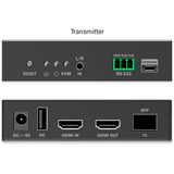Digitus HDMI Fiber KVM IP Extender Set, KVM-Switch schwarz, 4K/60Hz
