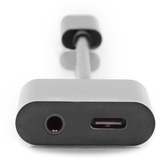 Digitus USB-C Adapter auf USB-C + 3,5mm Klinke schwarz