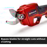 EINHELL Power X-Change Akku-Astschere GE-LS 18 Li-Solo, 18Volt rot/schwarz, ohne Akku und Ladegerät