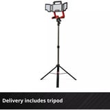 EINHELL Professional Akku-Lampe TP-CL 18/3000 Li Set - Solo, 18Volt, Baustrahler rot, ohne Akku und Ladegerät, inkl. Stativ