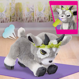 Just Play furReal Daisy Yoga-Ziege mit Bewegungs- und Soundfunktion, Kuscheltier 
