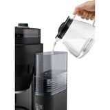Melitta AromaFresh X , Filtermaschine schwarz (matt)/silber, mit Mahlwerk
