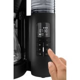 Melitta AromaFresh X , Filtermaschine schwarz (matt)/silber, mit Mahlwerk