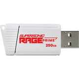 Patriot Supersonic Rage Prime 250 GB, USB-Stick weiß/schwarz, USB-A 3.2 Gen 2