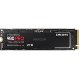 SAMSUNG 980 PRO 2 TB, SSD PCIe 4.0 x4, NVMe 1.3c, M.2 2280, intern