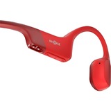 Shokz OpenRun, Kopfhörer rot, Bluetooth
