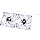 Thermaltake  CT120 PC Cooling Fan White, Gehäuselüfter weiß, 2er Pack, 120 mm