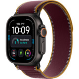 Apple Watch Ultra 4, Smartwatch Titan schwarz, 49 mm, Trail Loop Burgunder S/M, Cellular