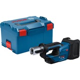 Bosch Akku-Presswerkzeug GPT 18V-19 Professional solo, 18Volt, Kit U, Pressmaschine blau, ohne Akku und Ladegerät, 3 Pressbacken Compact U, in L-BOXX