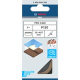 Bosch Professional PRO X440 Schleifband, 13x457mm, K120 3 Stück, für Elektrofeilen