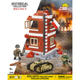 COBI Goliath Tracked Mine Warsaw Uprising, Konstruktionsspielzeug Maßstab 1:28
