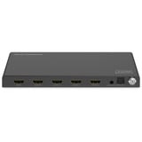 Digitus 8K HDMI Splitter, 1x4 schwarz, mit Downscaler