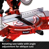 EINHELL Akku-Kapp-und Gehrungssäge TE-MS 18/210 Li-Solo, 18Volt rot/schwarz, ohne Akku und Ladegerät