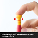 EINHELL Präzisions-Schraubendreher Set VDE, 6-teilig rot/gelb