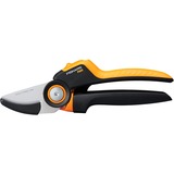 Fiskars PowerGear Rollgriff-Gartenschere P941 schwarz/orange, Amboss-Schere