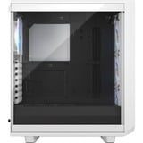 Fractal Design Meshify 2 Compact RGB White TG Clear Tint, Tower-Gehäuse weiß, Tempered Glass