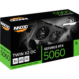 INNO3D GeForce RTX 5060 TWIN X2 OC V2, Grafikkarte DLSS 4, 3x DisplayPort, 1x HDMI 2.1