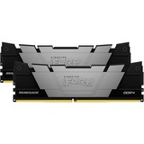 Kingston FURY DIMM 16 GB DDR4-3200 (2x 8 GB) Dual-Kit, Arbeitsspeicher schwarz/silber, KF432C16RB2K2/16, FURY Renegade Black XMP, INTEL XMP