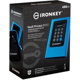 Kingston IronKey Vault Privacy 80 960 GB, Externe SSD blau/schwarz, USB-C 3.2 Gen 1 (5 Gbit/s)