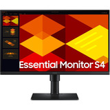Samsung Essential S24D402GAU, LED-Monitor 60 cm (24 Zoll), schwarz, FullHD, IPS, USB-Hub, DP, HDMI, 100Hz Panel