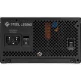 ASRock Steel Legend SL-750G, PC-Netzteil schwarz, 1x 12-Pin High Power GPU, 2x PCIe, Kabelmanagement, 750 Watt