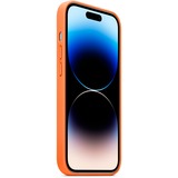 Apple Leder Case mit MagSafe, Handyhülle orange, iPhone 14 Pro