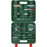 Bosch Heimwerken & Garten Werkzeug Set, 73-teilig, Werkzeug-Set grün, mit Werkzeugkoffer