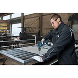 Bosch Professional 18V Profi Set, 5 Werkzeuge (GBH 18V-26, GSB 18V-65, GSA 18V-LI, GWS 18V-11, GLI 18V-1200 C), Werkzeug-Set blau, 3x Li-Ion Akku 5,0Ah, in XL-BOXX