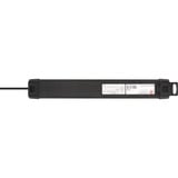 Brennenstuhl Premium-Line Steckdosenleiste 6-fach mit 2xUSB-C PD, 1xUSB-A schwarz, 3 Meter Kabel, mit Sicherheitsschalter