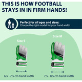 HUDORA Torwarthandschuhe für Kinder, grün, Gr. S grün/weiß, für Kinder ab 5 Jahren